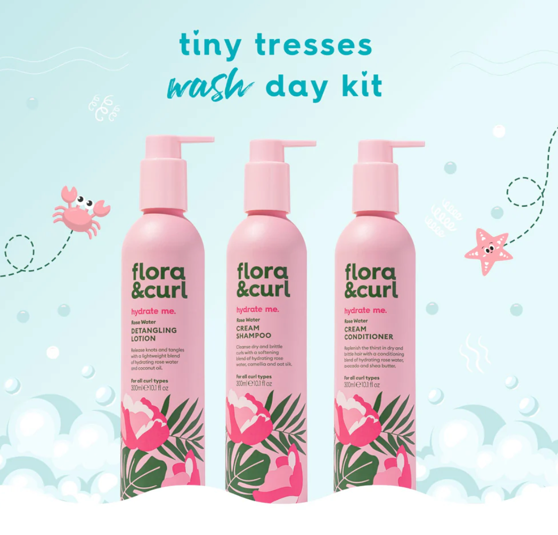 Flora & Curl Tiny Tresses Wash Day Kit