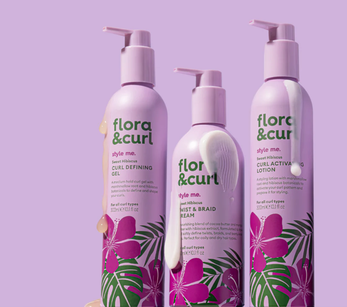 The Flora & Curl Coily Hair Styling Kit